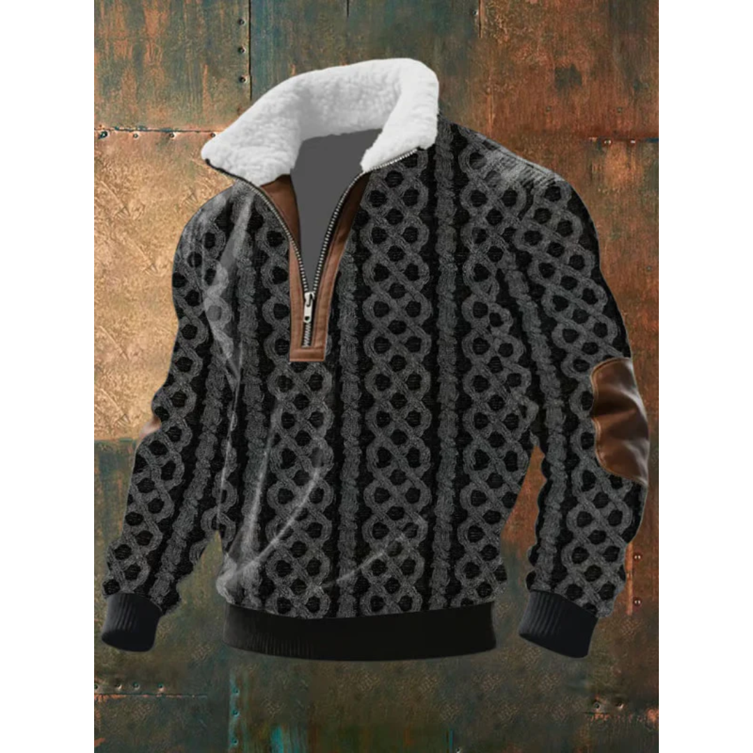 High Neck Fleece Jumper