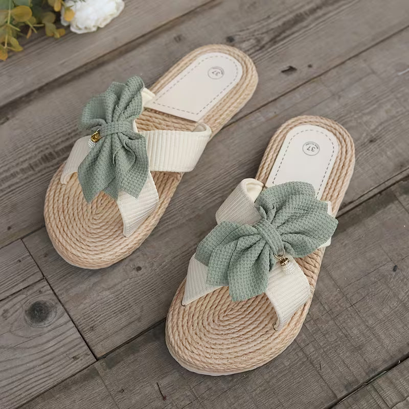 Bella Bow | Espadrille Slides