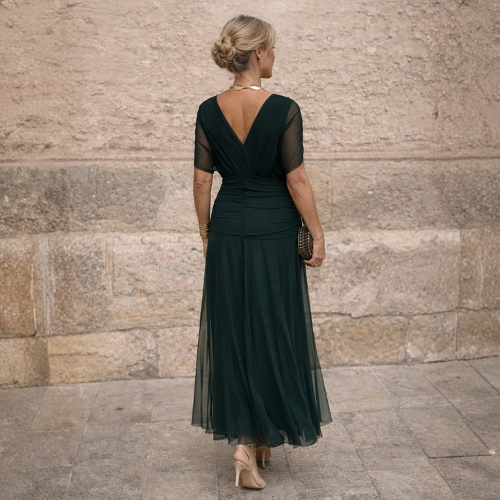 ROSSANA | Off-Shoulder Maxi Dress