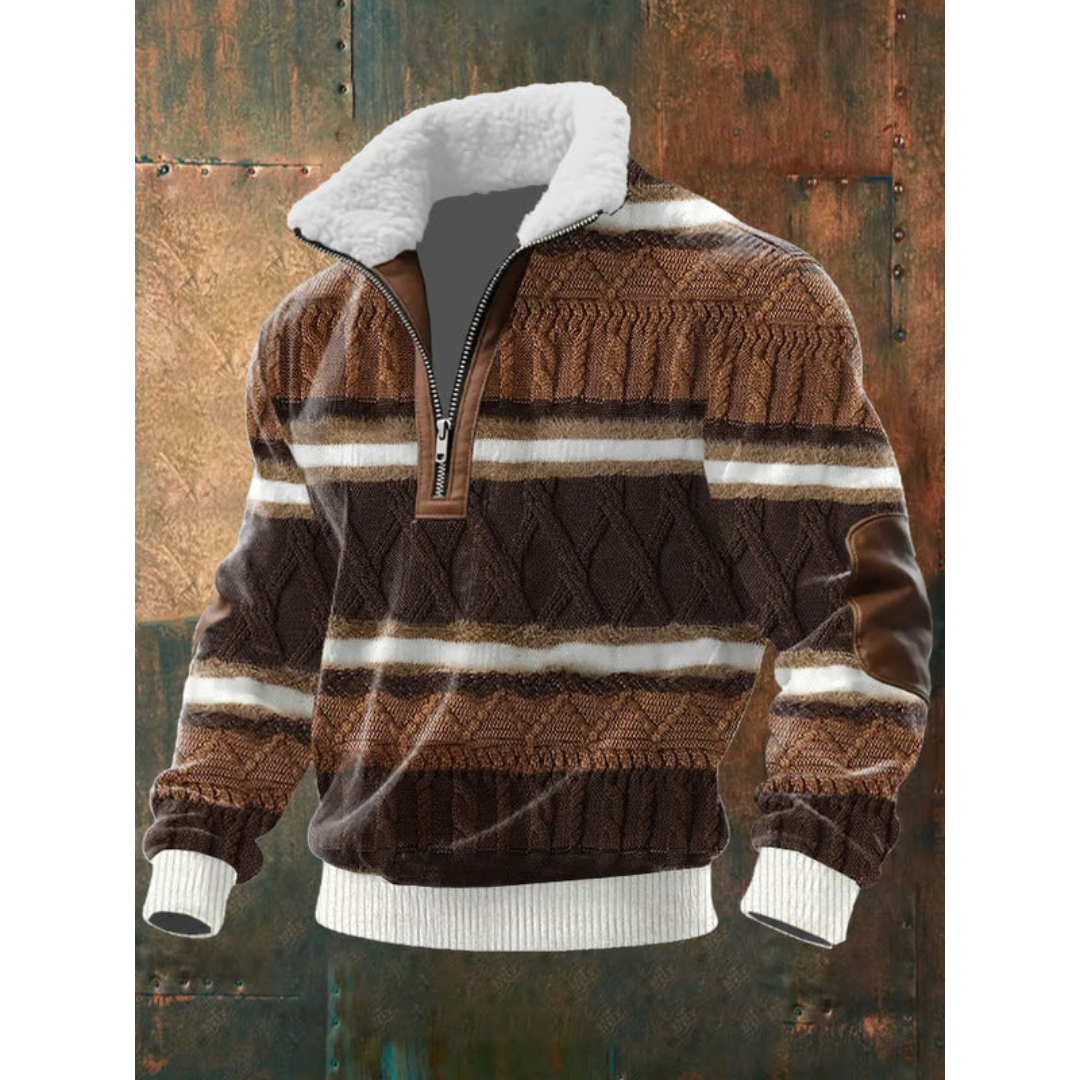 High Neck Fleece Jumper