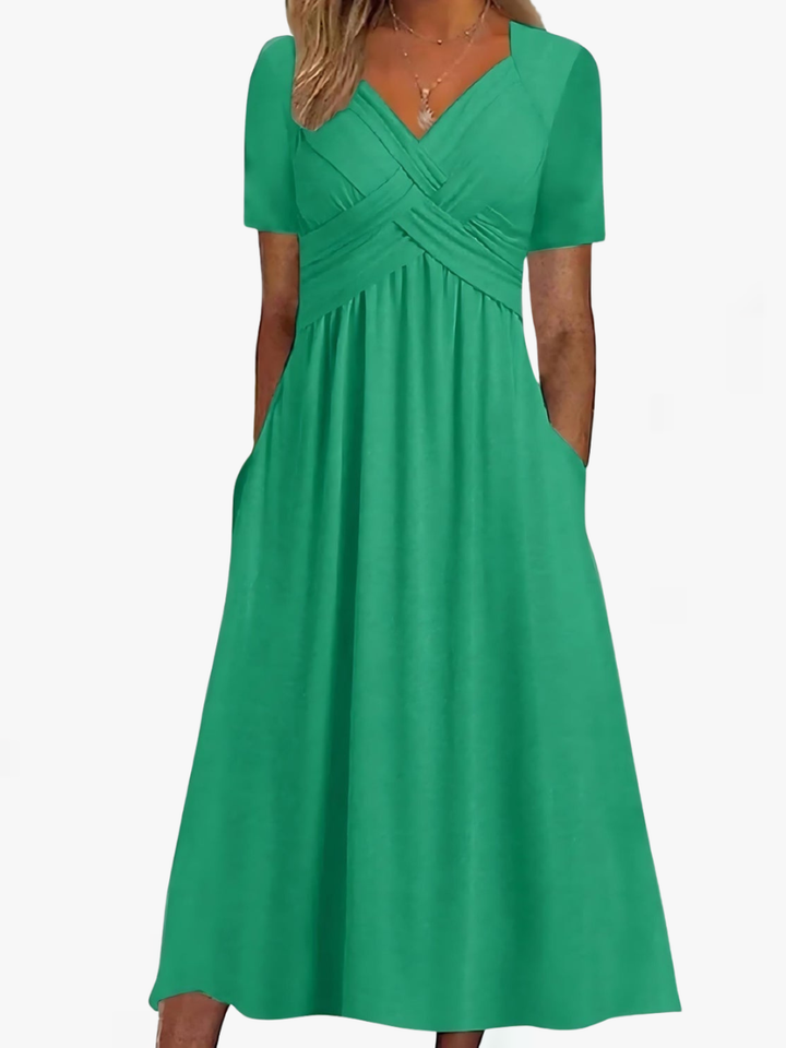 ISADORA | ELEGANT A-LINE MIDI DRESS