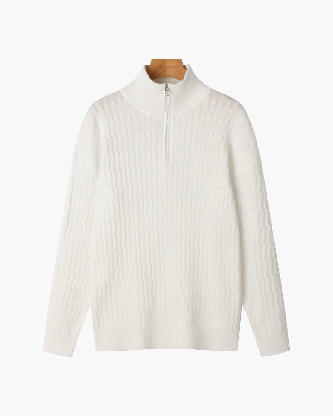 Wavy Half-Zip Jumper