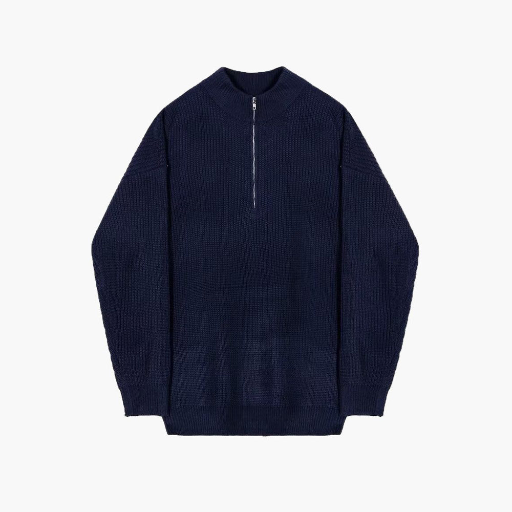 Knitted Half-Zip Jumper