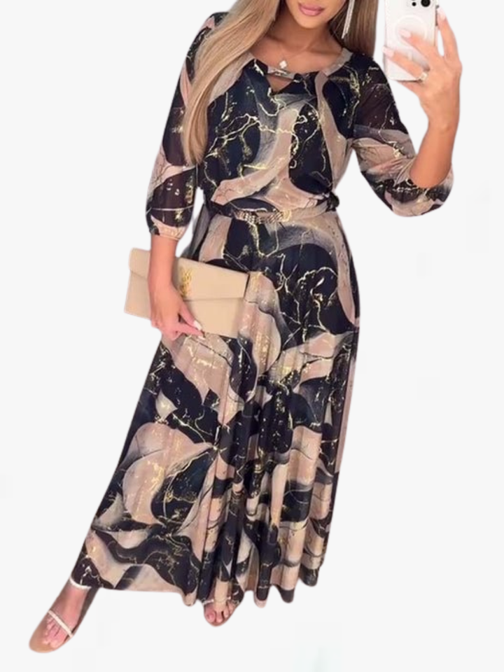 Chavelle | Printed Chiffon Dress