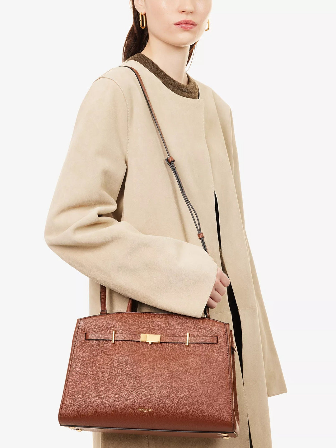 Amélisse | Stylish Midi Leather Handbag
