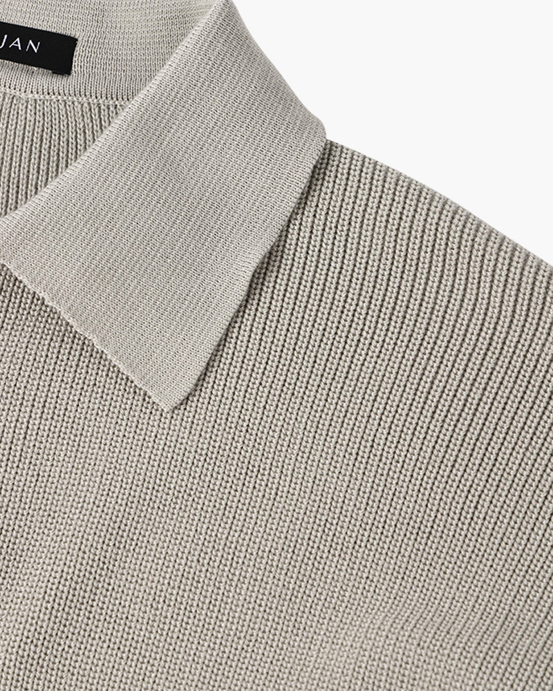 Half-Zip Polo Sweater