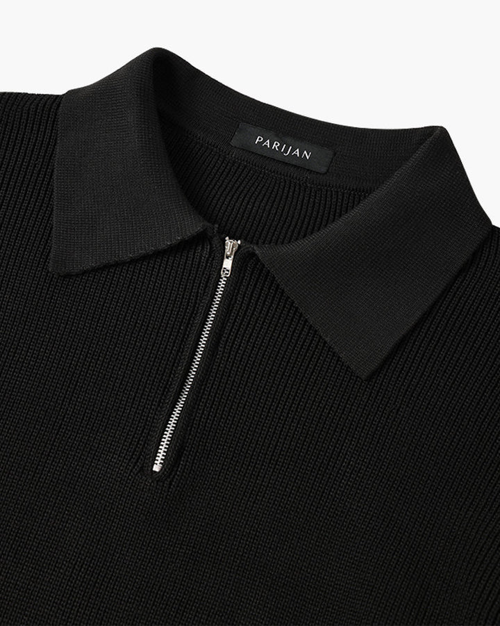 Half-Zip Polo Sweater