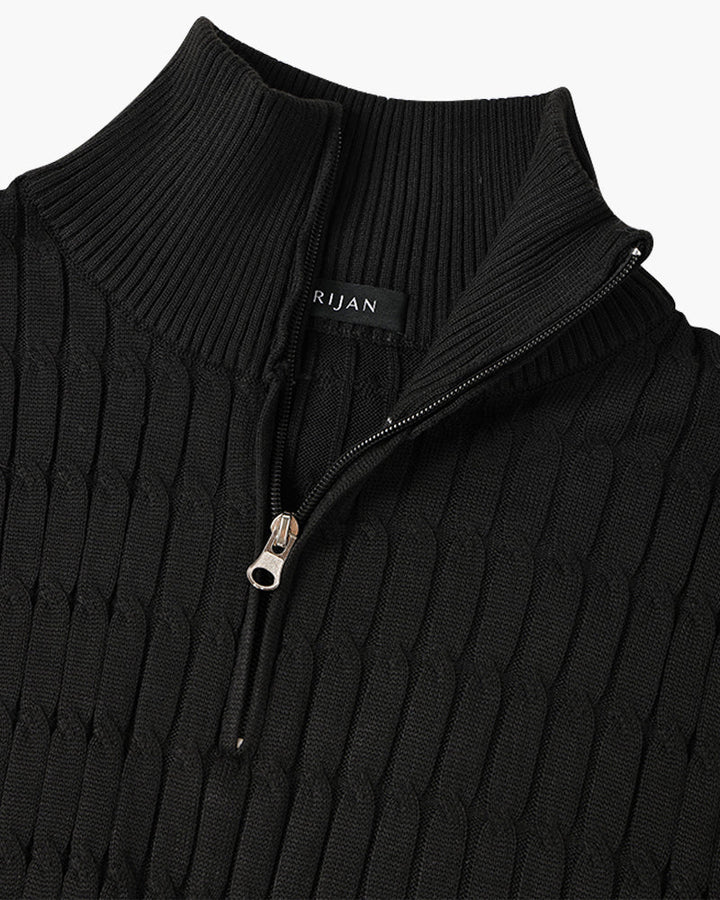 Wavy Half-Zip Jumper