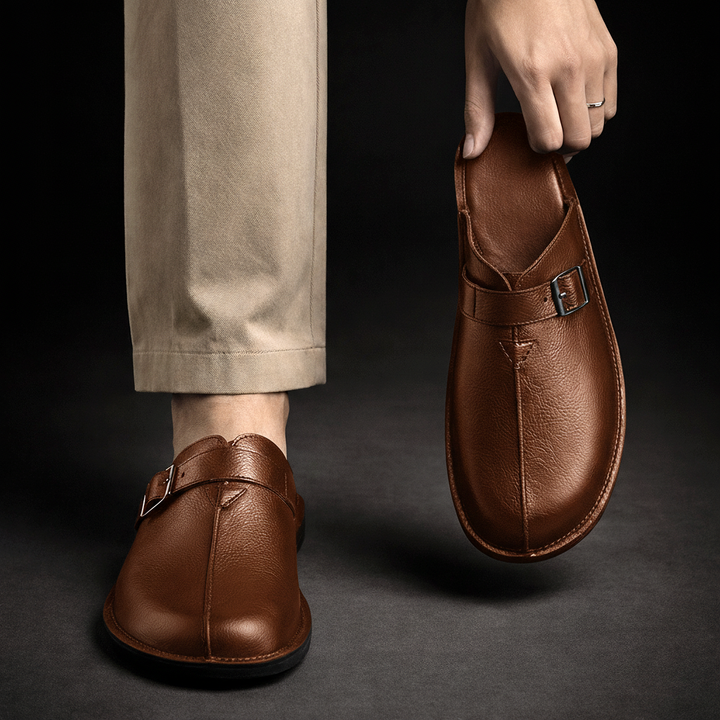 Riccardo | Leather Mules