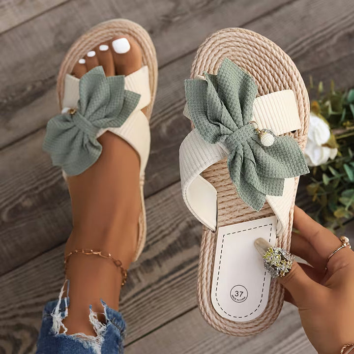 Bella Bow | Espadrille Slides