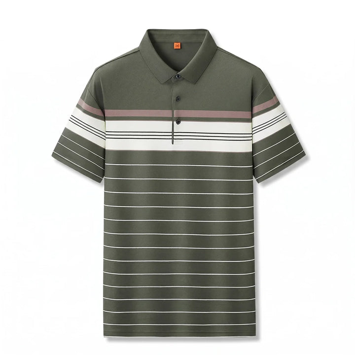 Dylan Striped Cotton Polo