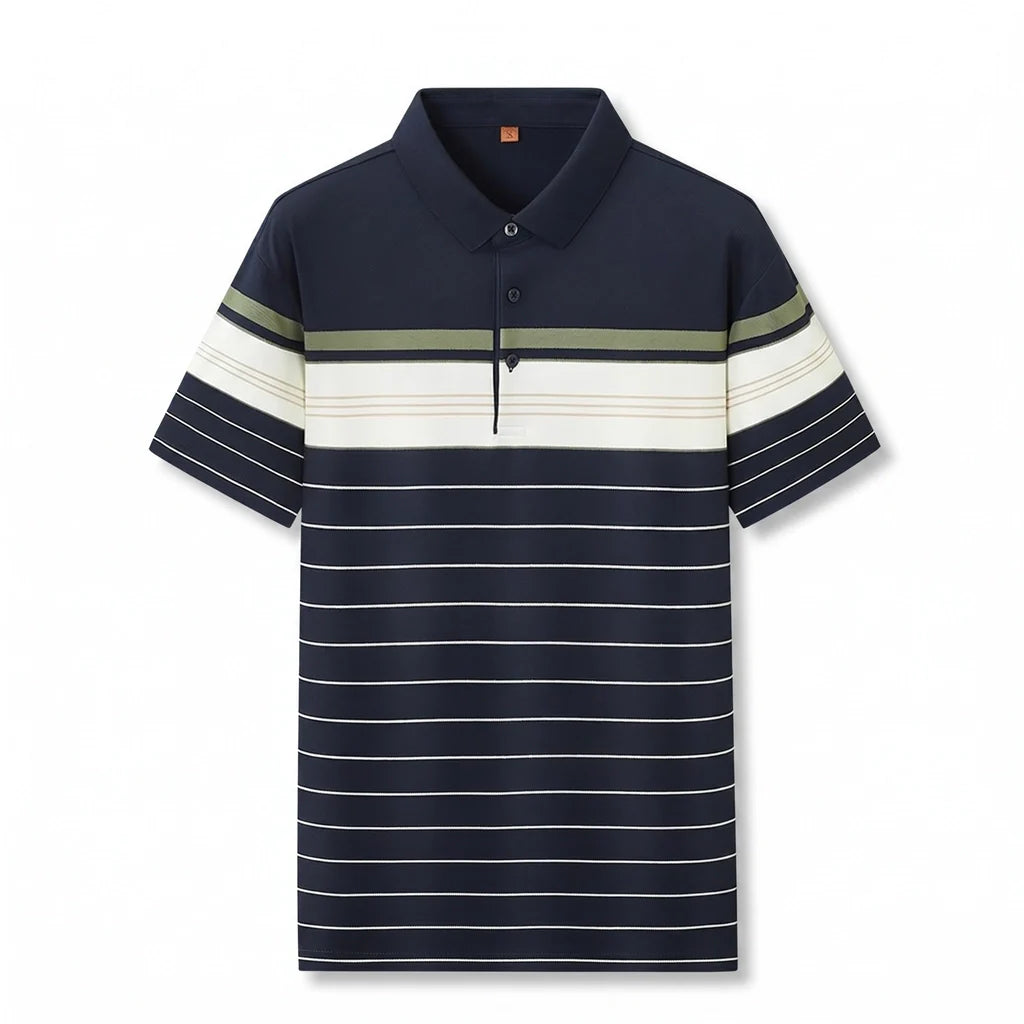 Dylan Striped Cotton Polo