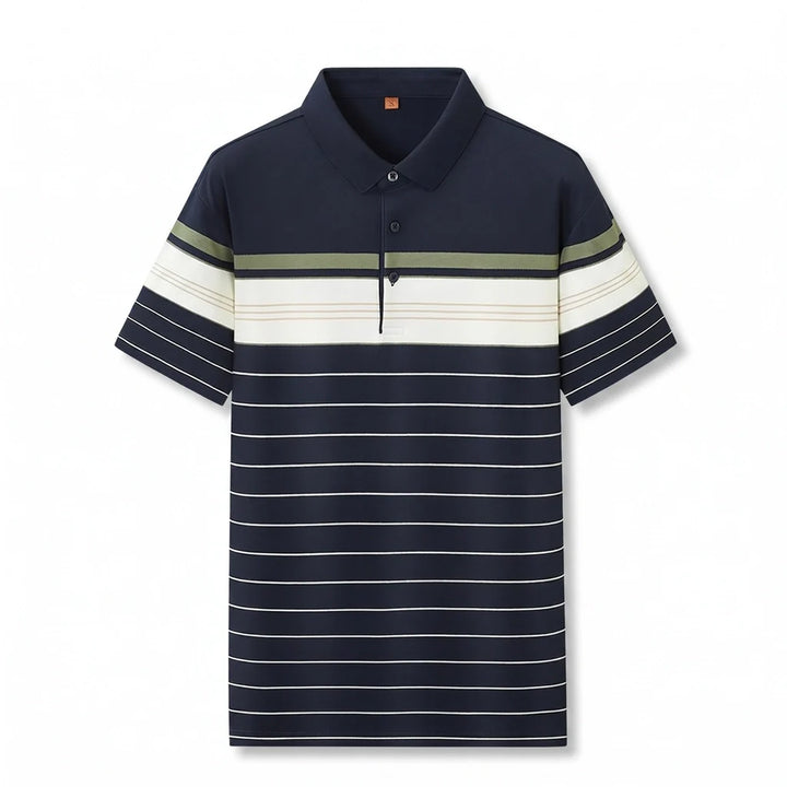 Dylan Striped Cotton Polo
