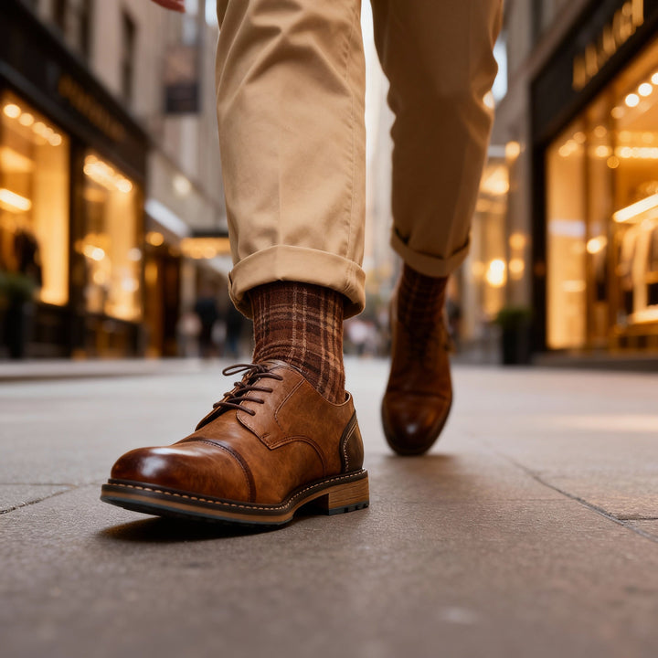 Geoffrey Scott | Cap-Toe Derbies