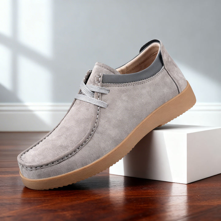 Lincoln Clark Leather Moc-Toe Sneaker