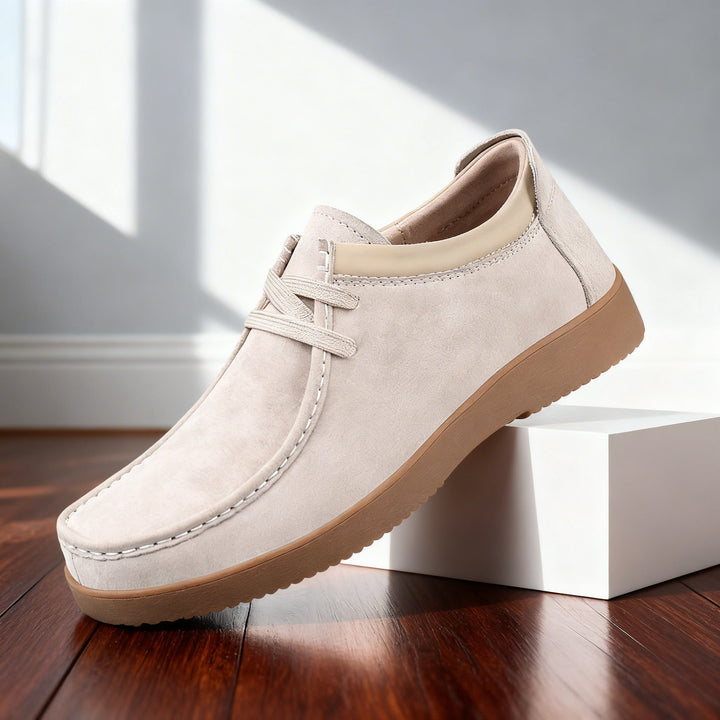 Lincoln Clark Leather Moc-Toe Sneaker