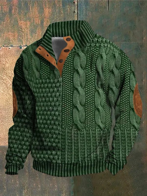 Vintage Printed Jumper