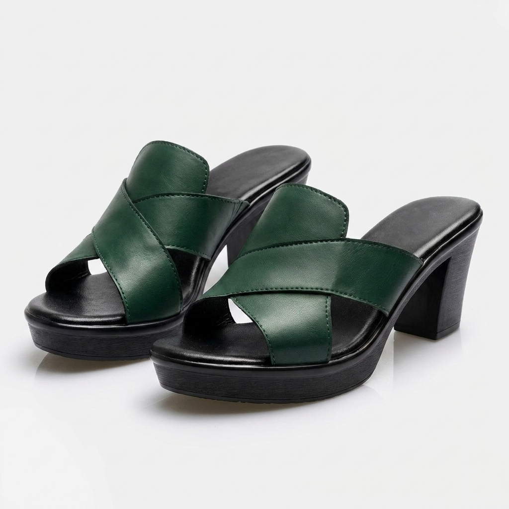 Darcy | block heel mule