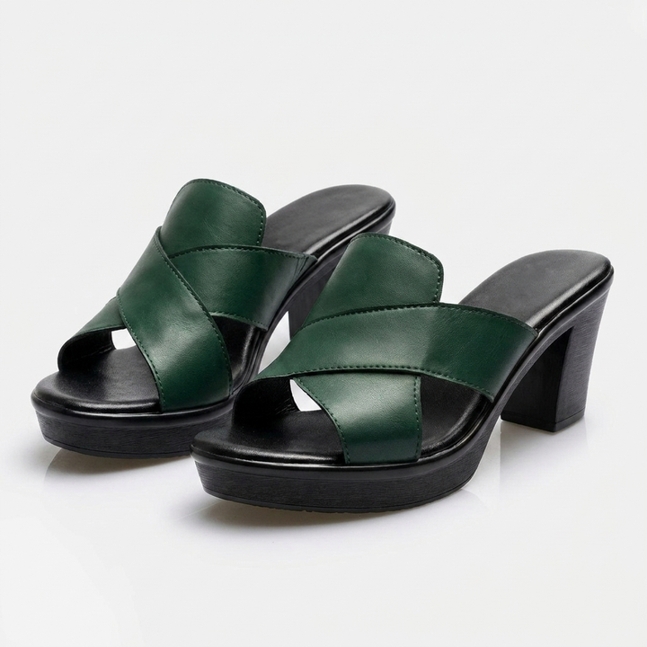 Darcy | block heel mule
