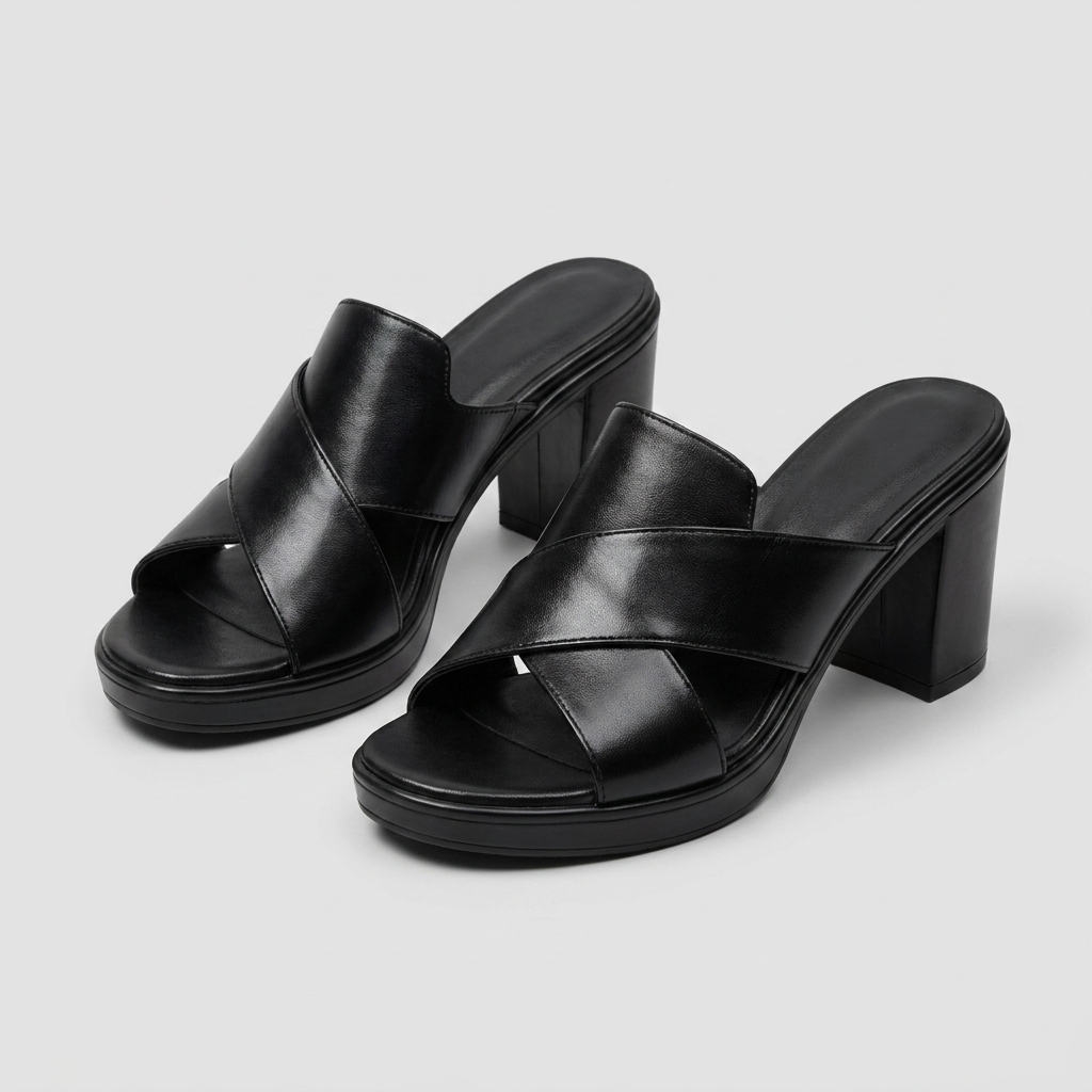 Darcy | block heel mule