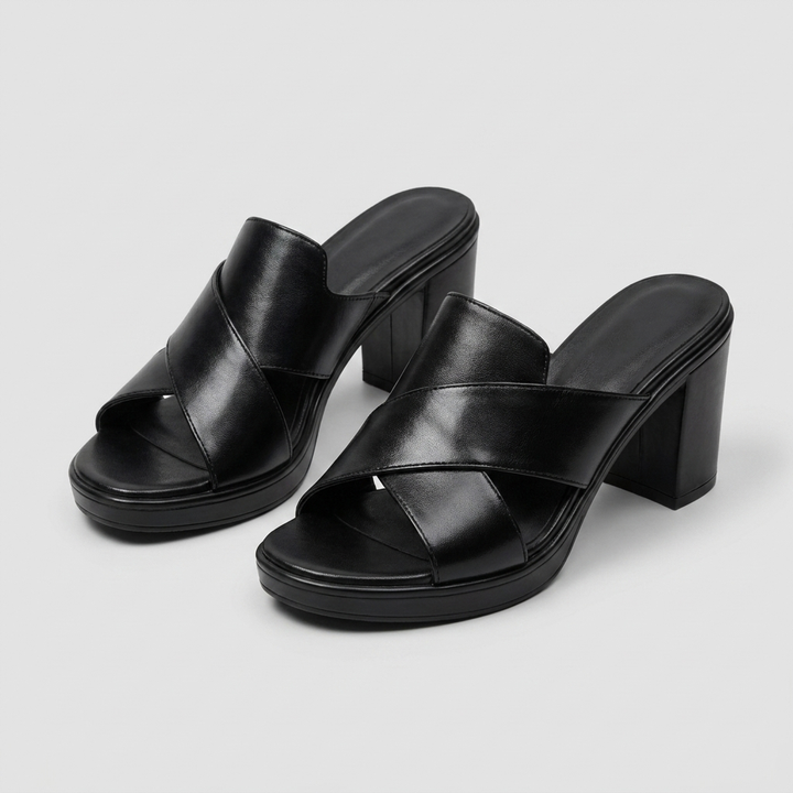 Darcy | block heel mule