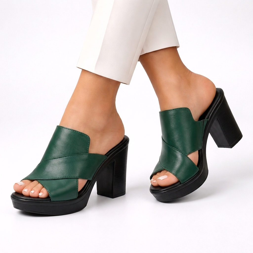 Darcy | block heel mule