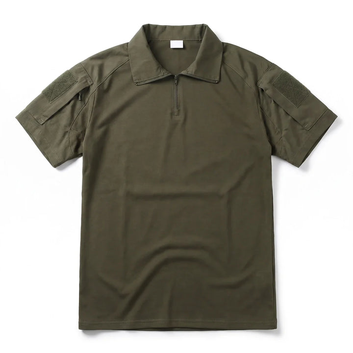 Lewis Quarter-Zip Camo Polo