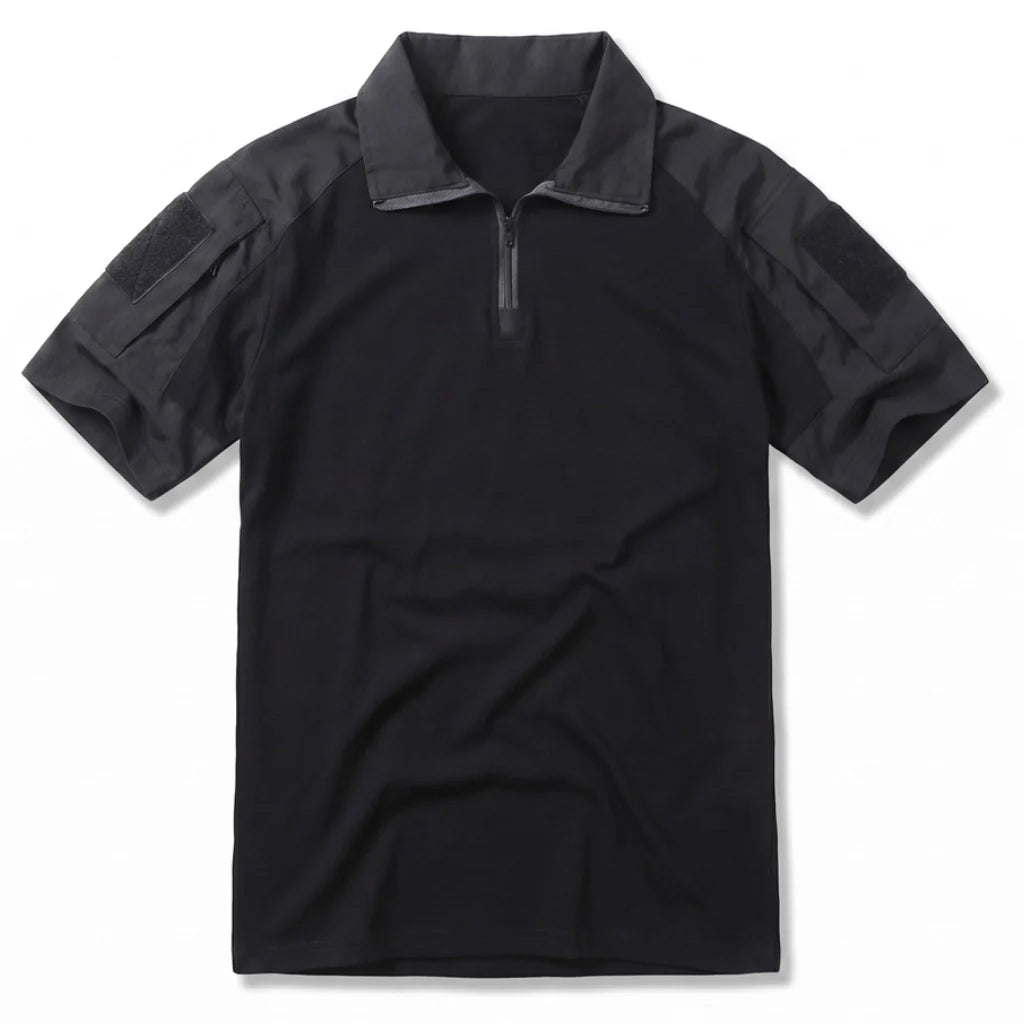 Lewis Quarter-Zip Camo Polo