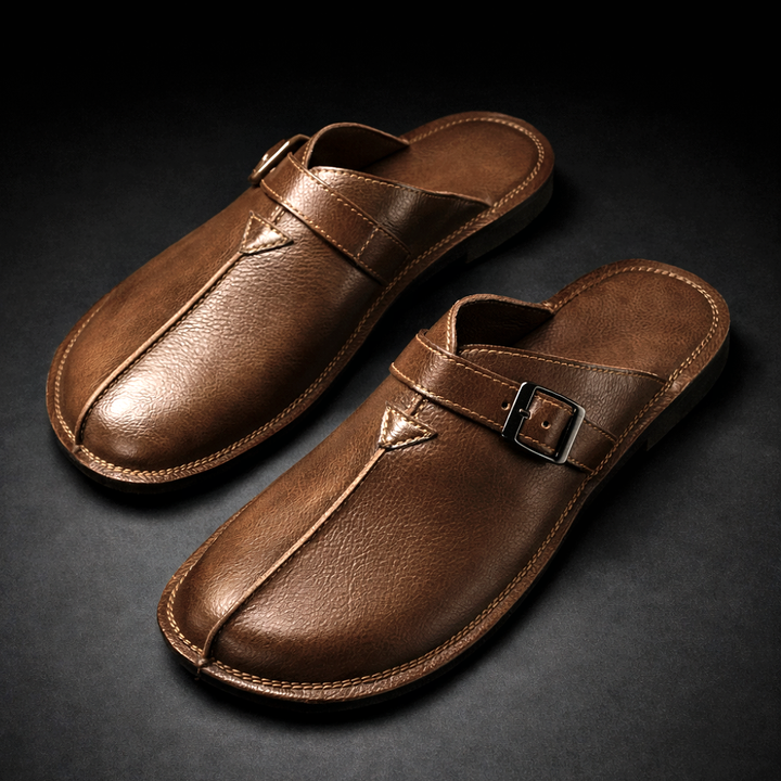 Riccardo | Leather Mules